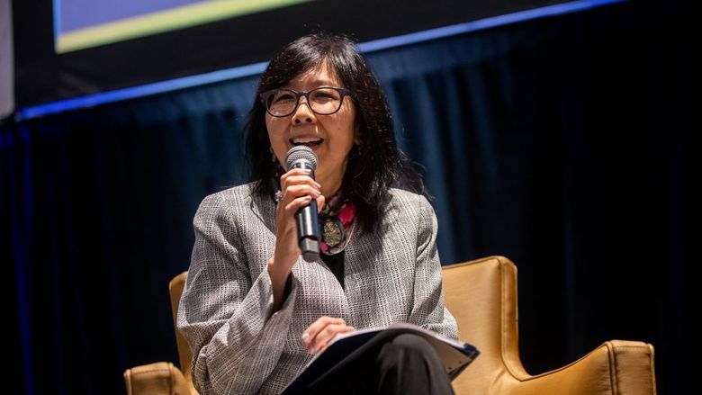 Dr. Karen Kim speaks at the Invent Penn State Venture & IP Conference
