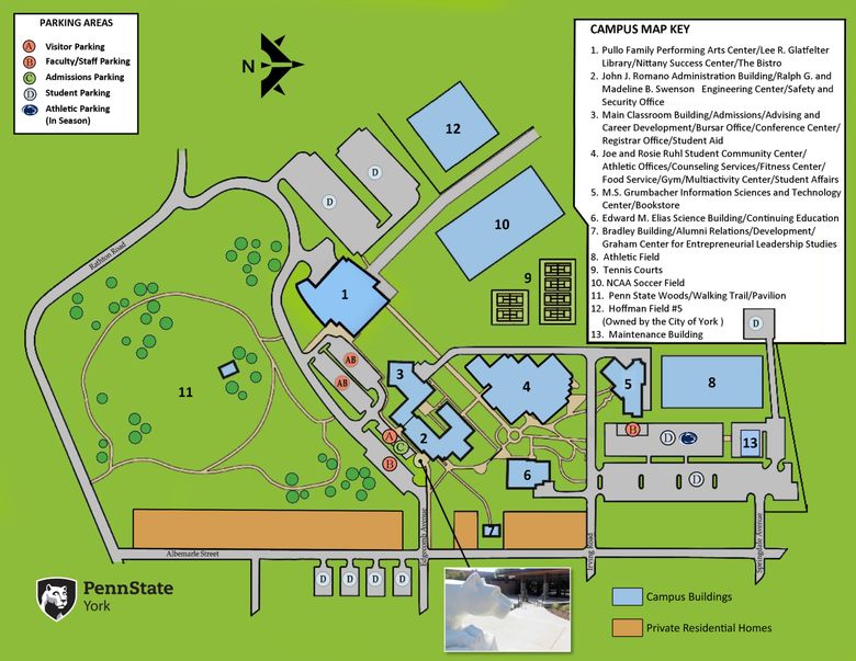 Penn State Campus Map United States Map   Campus Map 1 