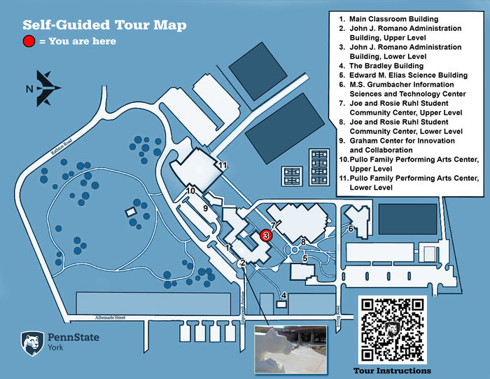 Romano Self-Guided Tour Map