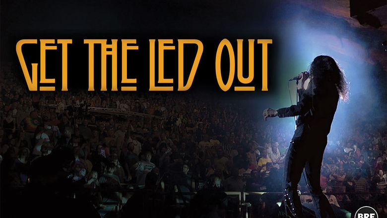 Promotional poster for "Get The Led Out," a Led Zeppelin tribute band.