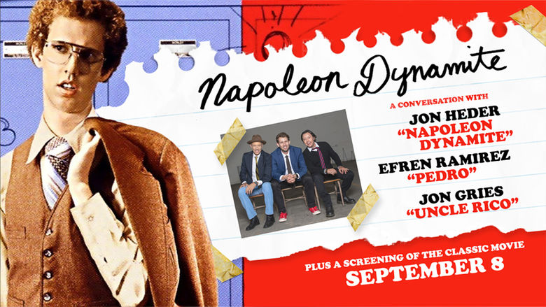 Jon Heder (Napoleon Dynamite) pictures promiting a performace on Sept 8, 2022