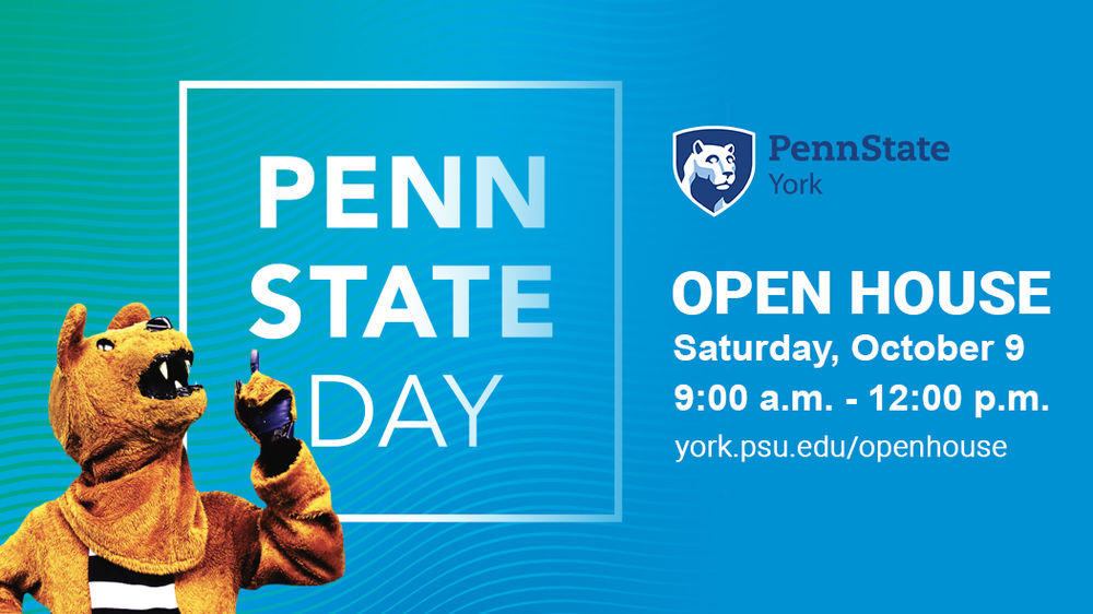 Discover Penn State York during the Penn State Day Open House Oct. 9